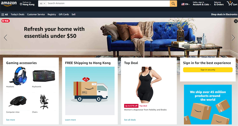 亞馬遜美國站 Amazon.us 網址入口 | 27PR跨境電商導航
