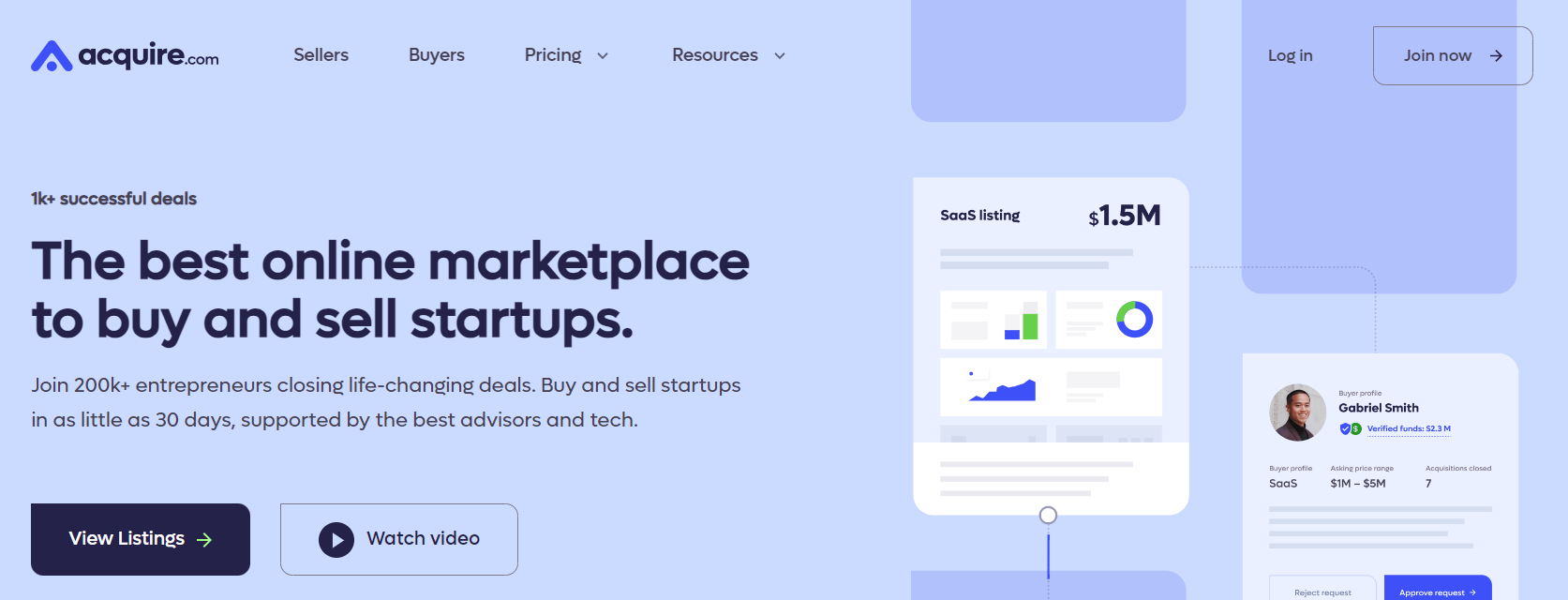 Acquire - 網站/公司在線擔保交易平臺 | 27PR跨境電商導航